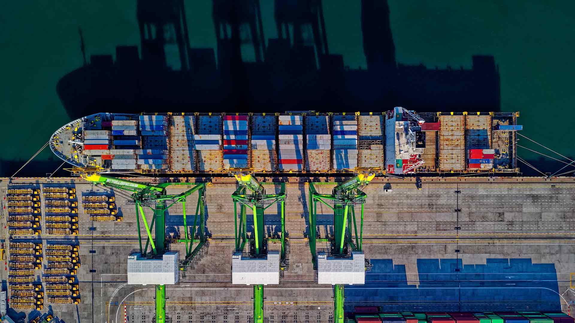 Ship at port